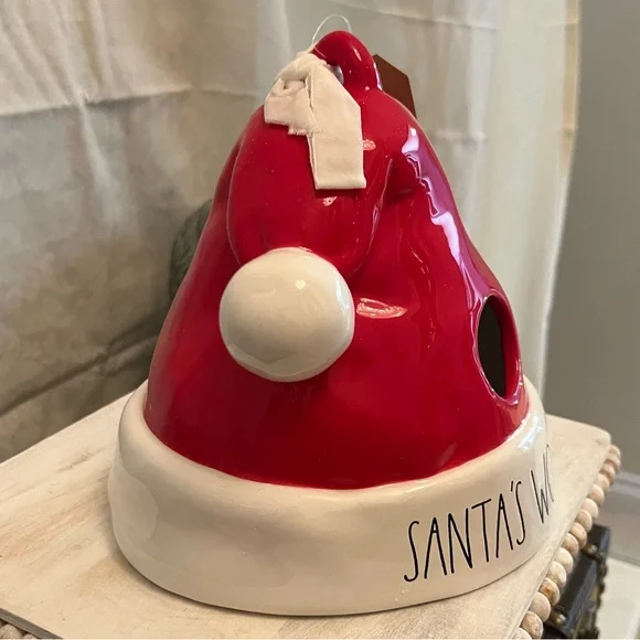 Rae Dunn "SANTA'S WORKSHOP" Birdhouse
